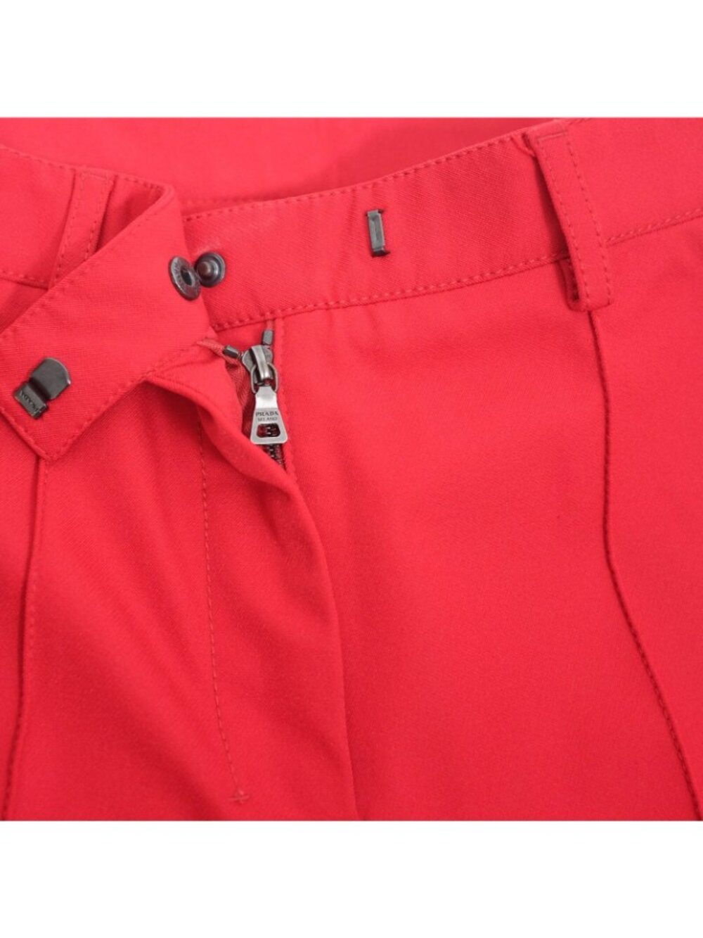 New PRADA Sport 40 US 2 pants leggings Teflon sock foot red - Picture 6 of 11